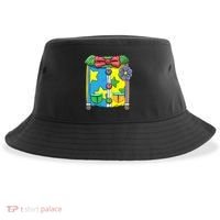 Funny Clown Halloween Costume Suit Sustainable Bucket Hat thumb 0