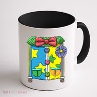 Funny Clown Halloween Costume Suit Coffee Mug thumb 1