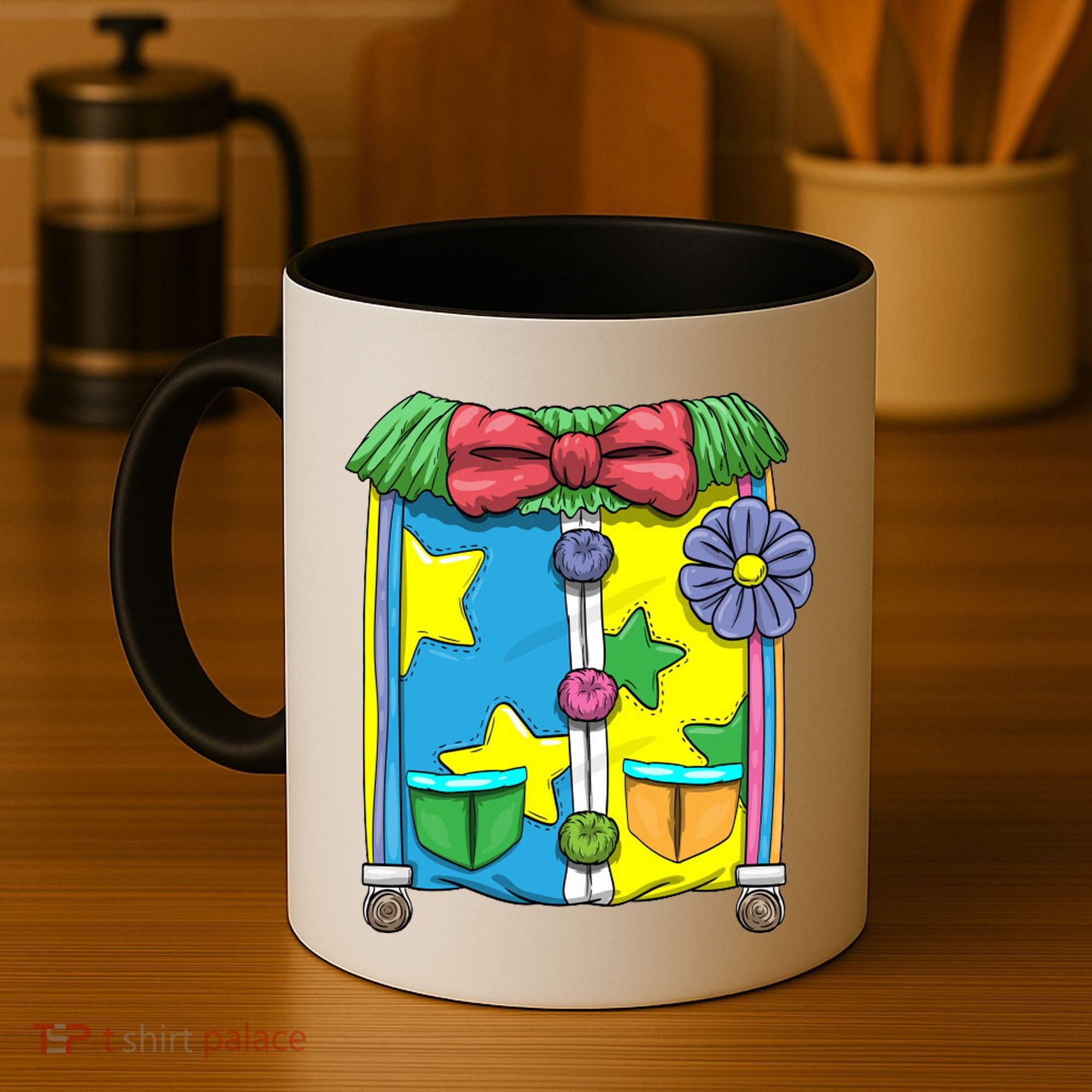 Funny Clown Halloween Costume Suit Coffee Mug