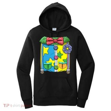 Funny Clown Halloween Costume Suit Women's Hoodie