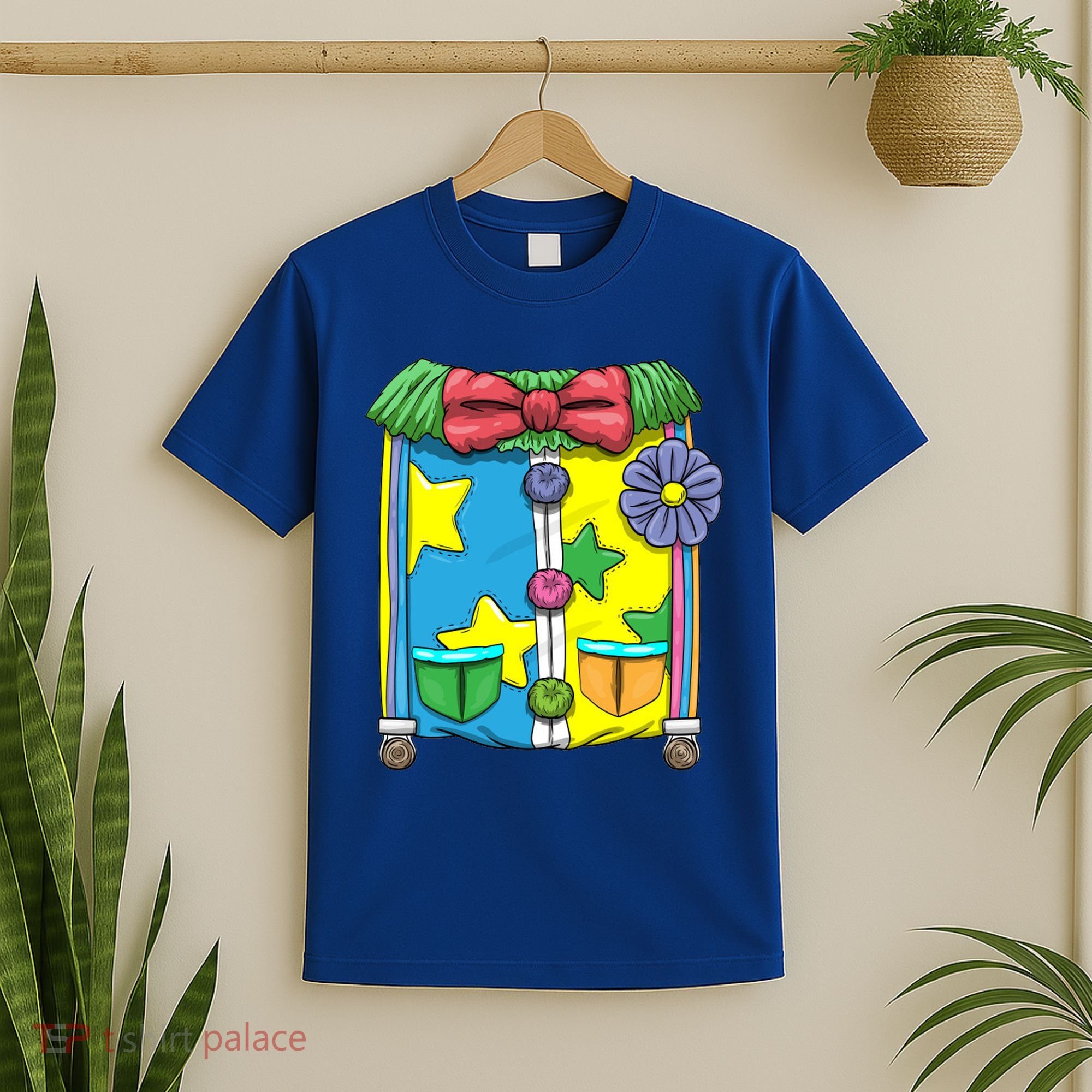 Funny Clown Halloween Costume Suit T-Shirt