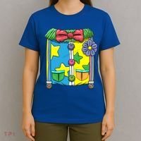Funny Clown Halloween Costume Suit T-Shirt thumb 4