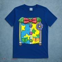 Funny Clown Halloween Costume Suit T-Shirt thumb 5