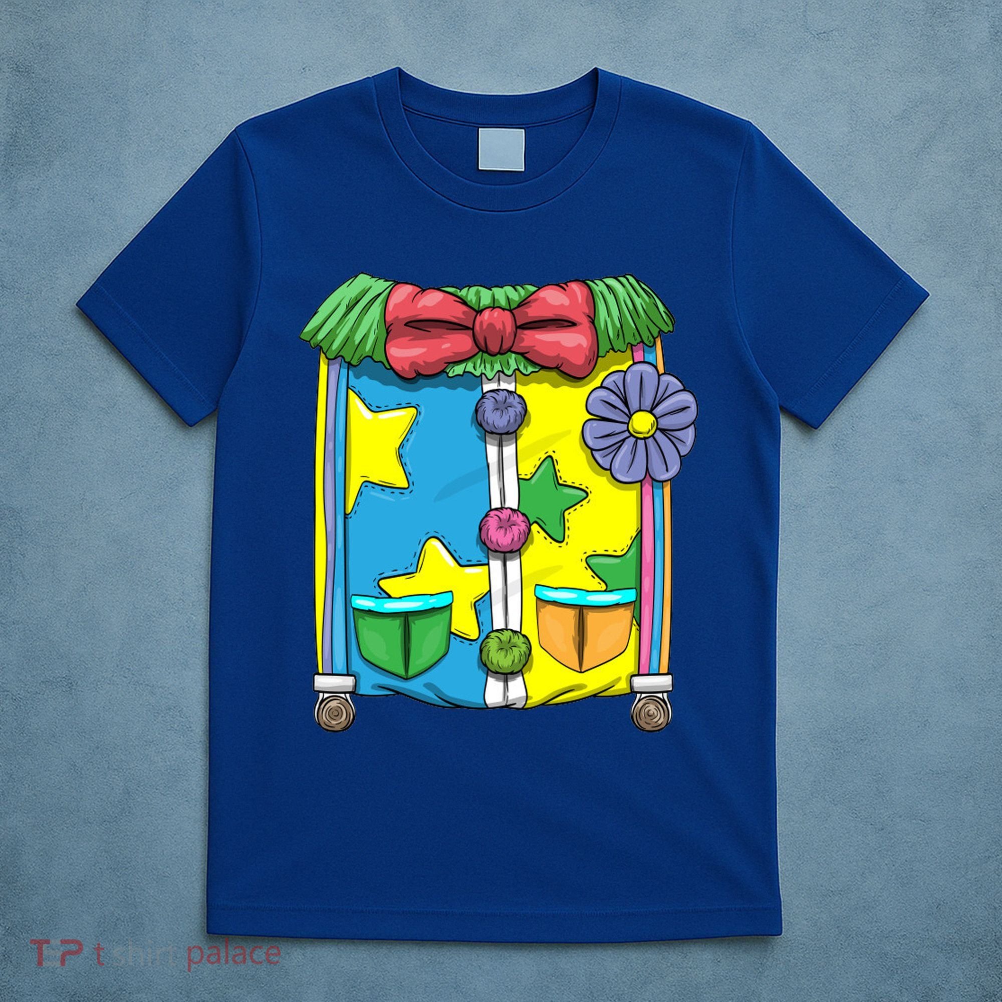 Funny Clown Halloween Costume Suit T-Shirt