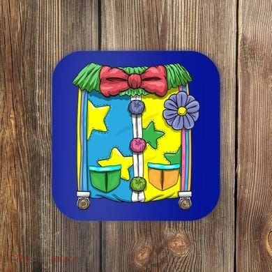 Funny Clown Halloween Costume Suit Coaster