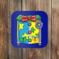Funny Clown Halloween Costume Suit Coaster thumb 0