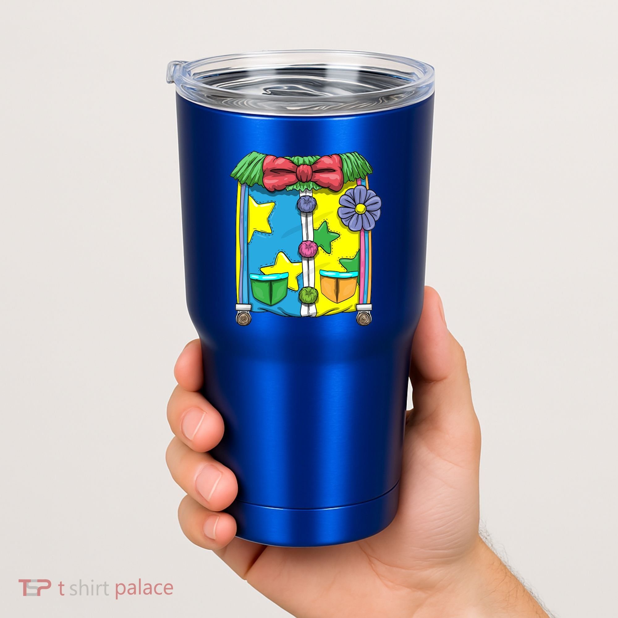 Funny Clown Halloween Costume Suit Tumbler