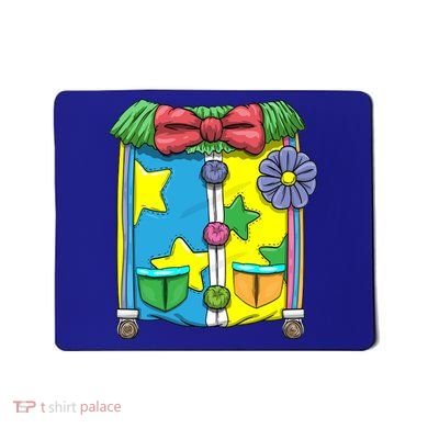 Funny Clown Halloween Costume Suit Mousepad