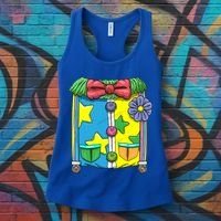 Funny Clown Halloween Costume Suit Women's Tank Top thumb 3