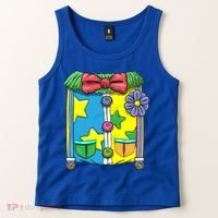 Funny Clown Halloween Costume Suit Tank Top thumb 2