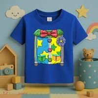 Funny Clown Halloween Costume Suit Toddler T-Shirt thumb 3