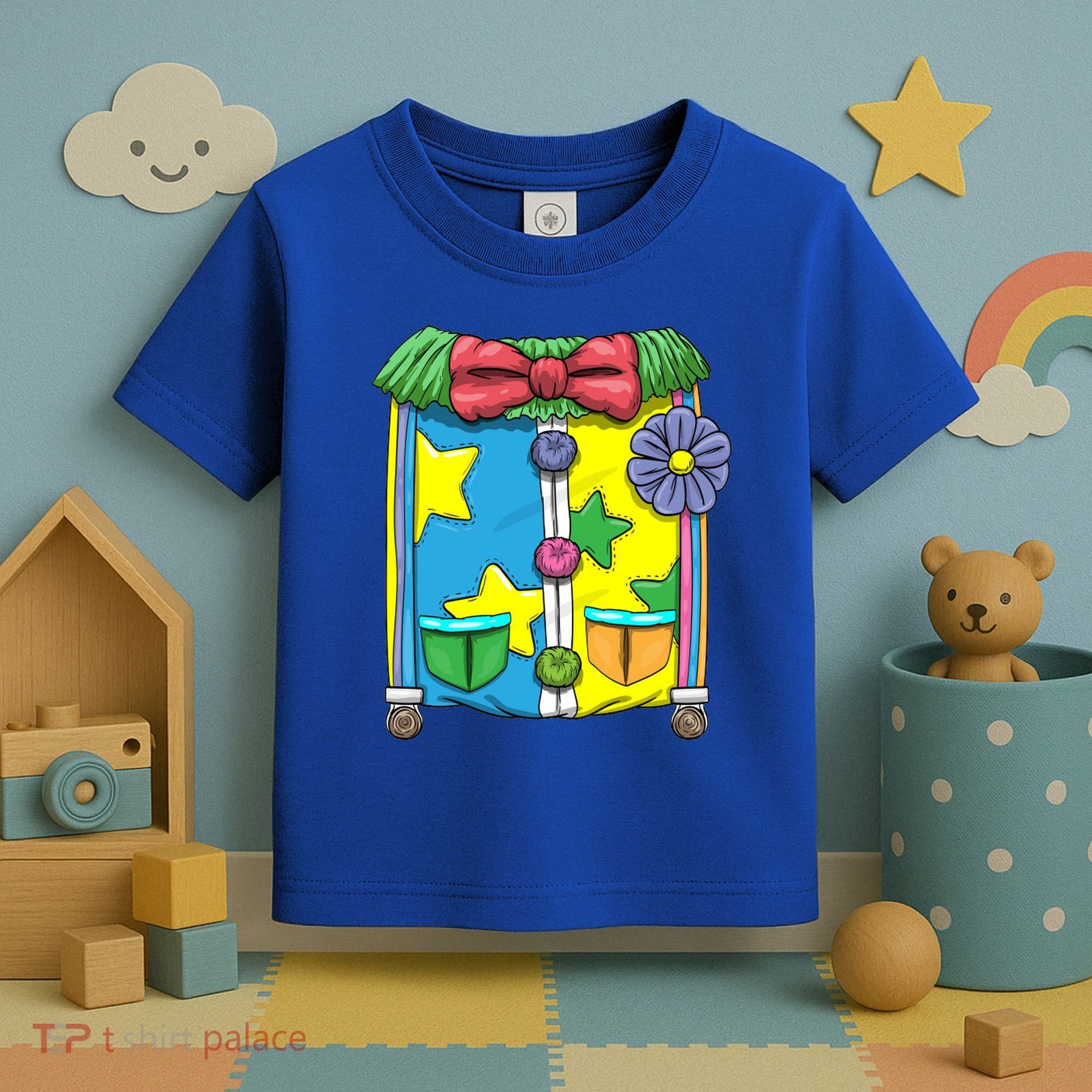 Funny Clown Halloween Costume Suit Toddler T-Shirt