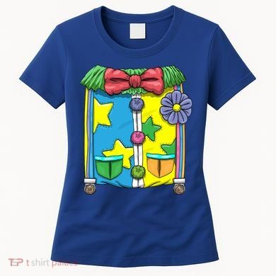 Funny Clown Halloween Costume Suit Women's T-Shirt