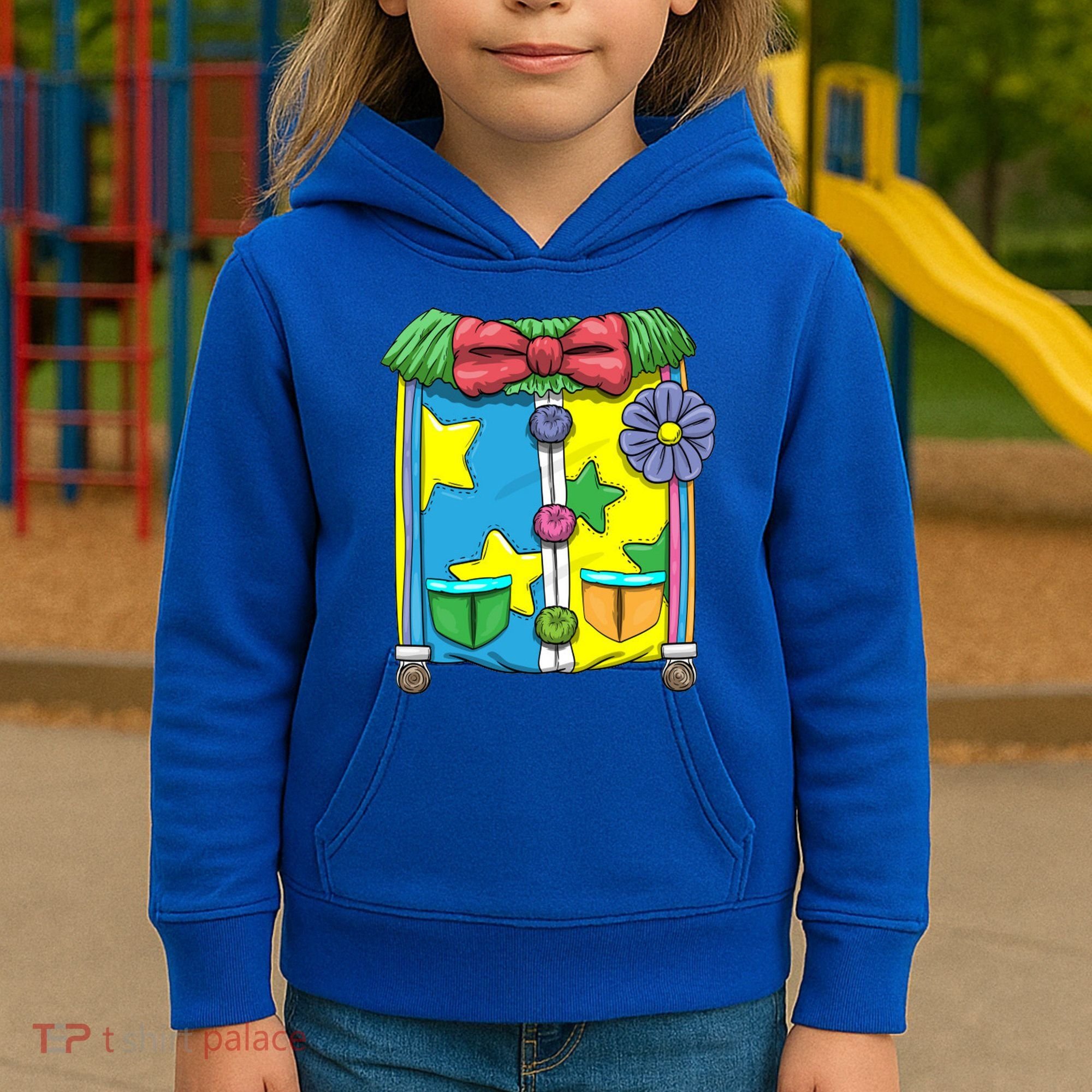 Funny Clown Halloween Costume Suit Kids Hoodie