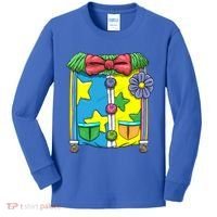 Funny Clown Halloween Costume Suit Kids Long Sleeve Shirt thumb 0