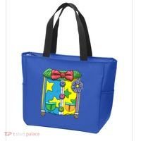Funny Clown Halloween Costume Suit Tote Bag thumb 3