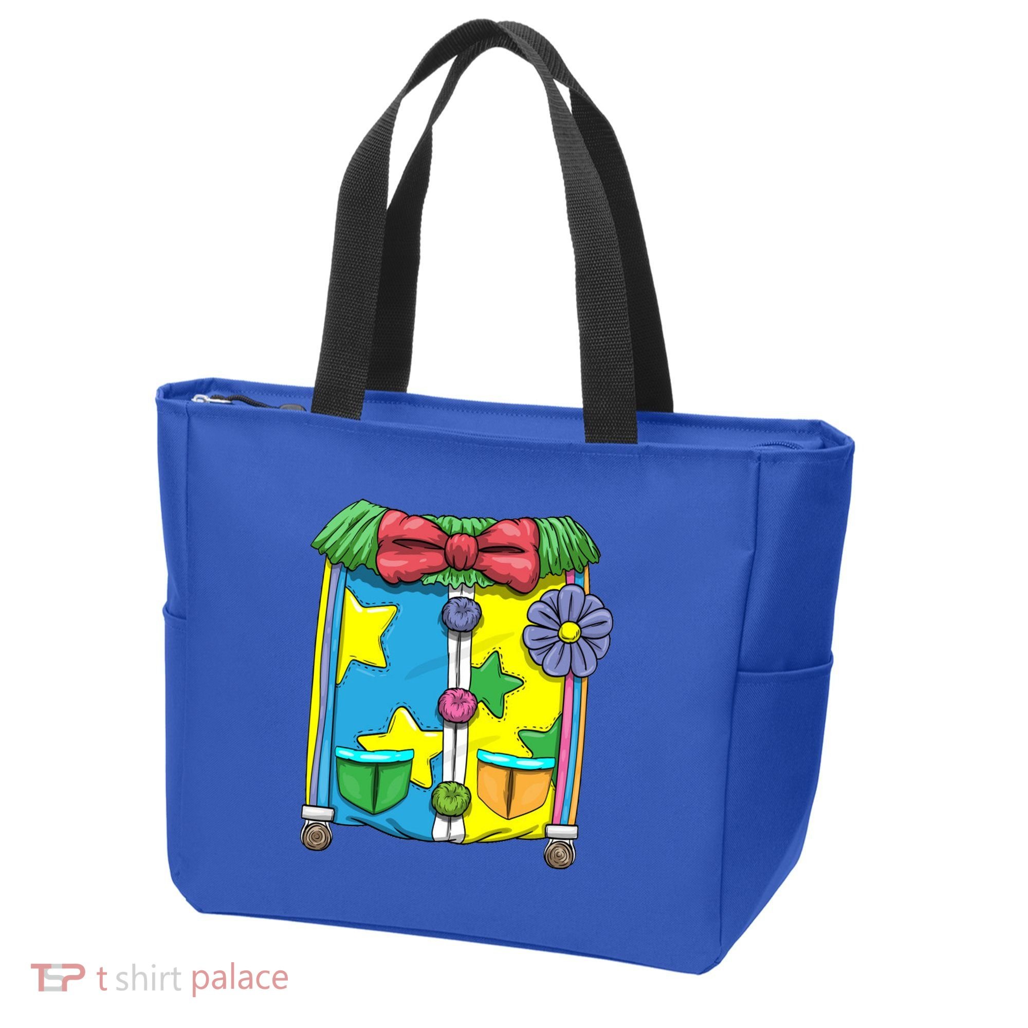 Funny Clown Halloween Costume Suit Tote Bag
