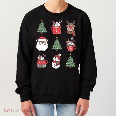 Festive Christmas Holiday Lover Women's Sweatshirt