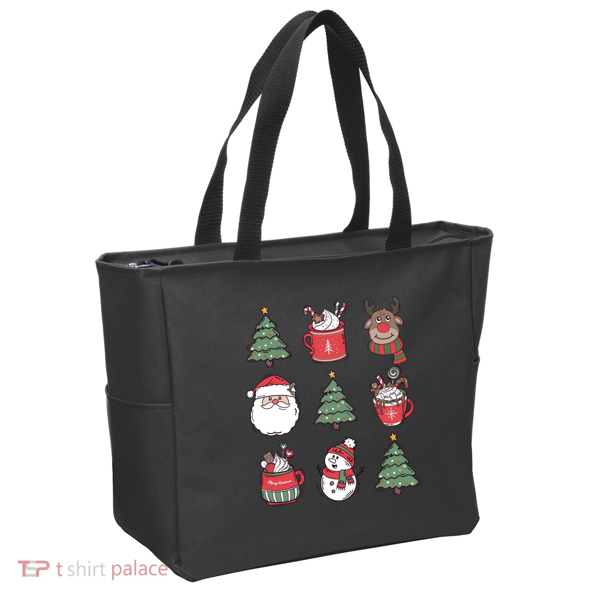 Festive Christmas Holiday Lover Tote Bag