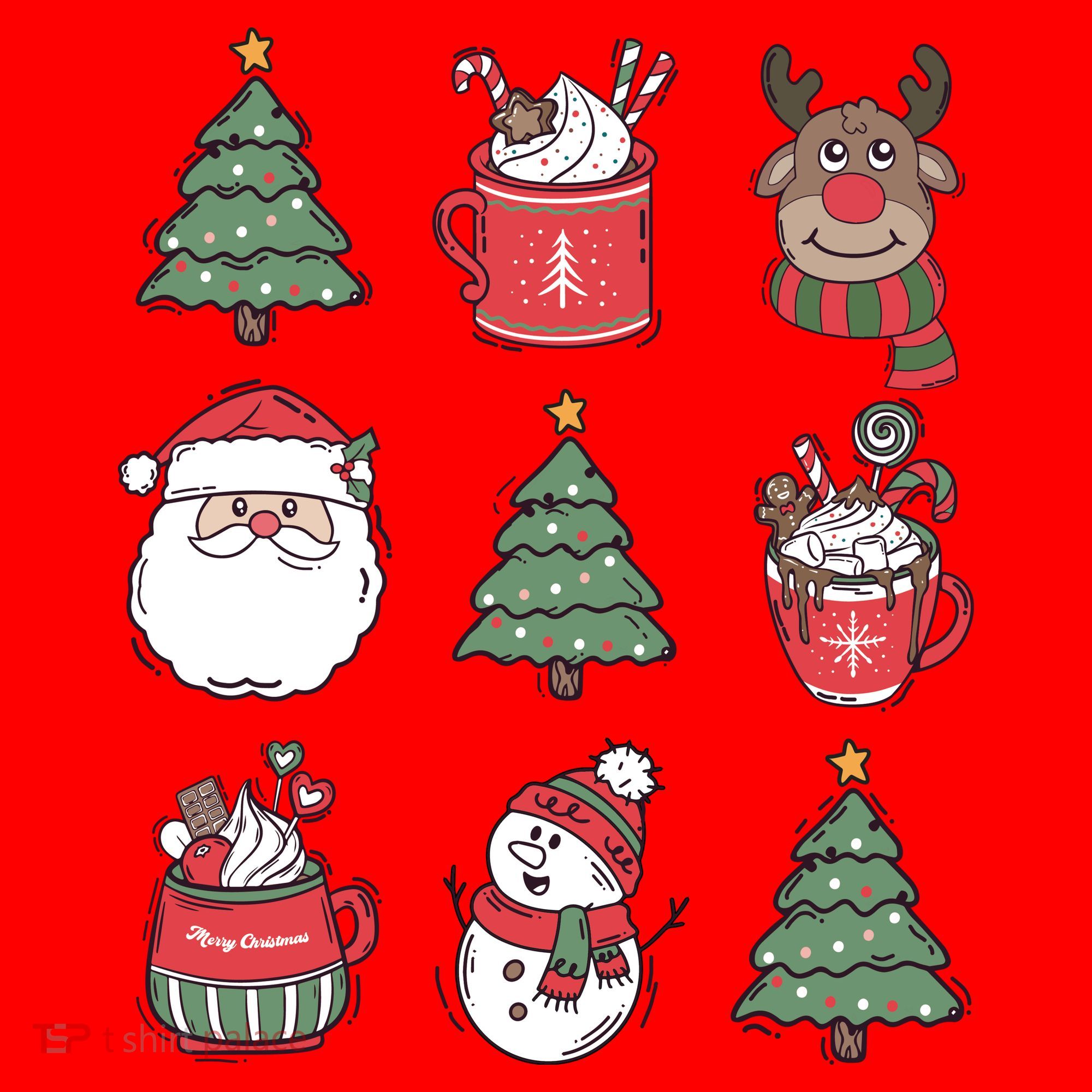 Festive Christmas Holiday Lover Santa Hat
