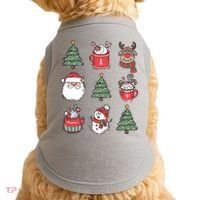 Festive Christmas Holiday Lover Doggie Tank thumb 0
