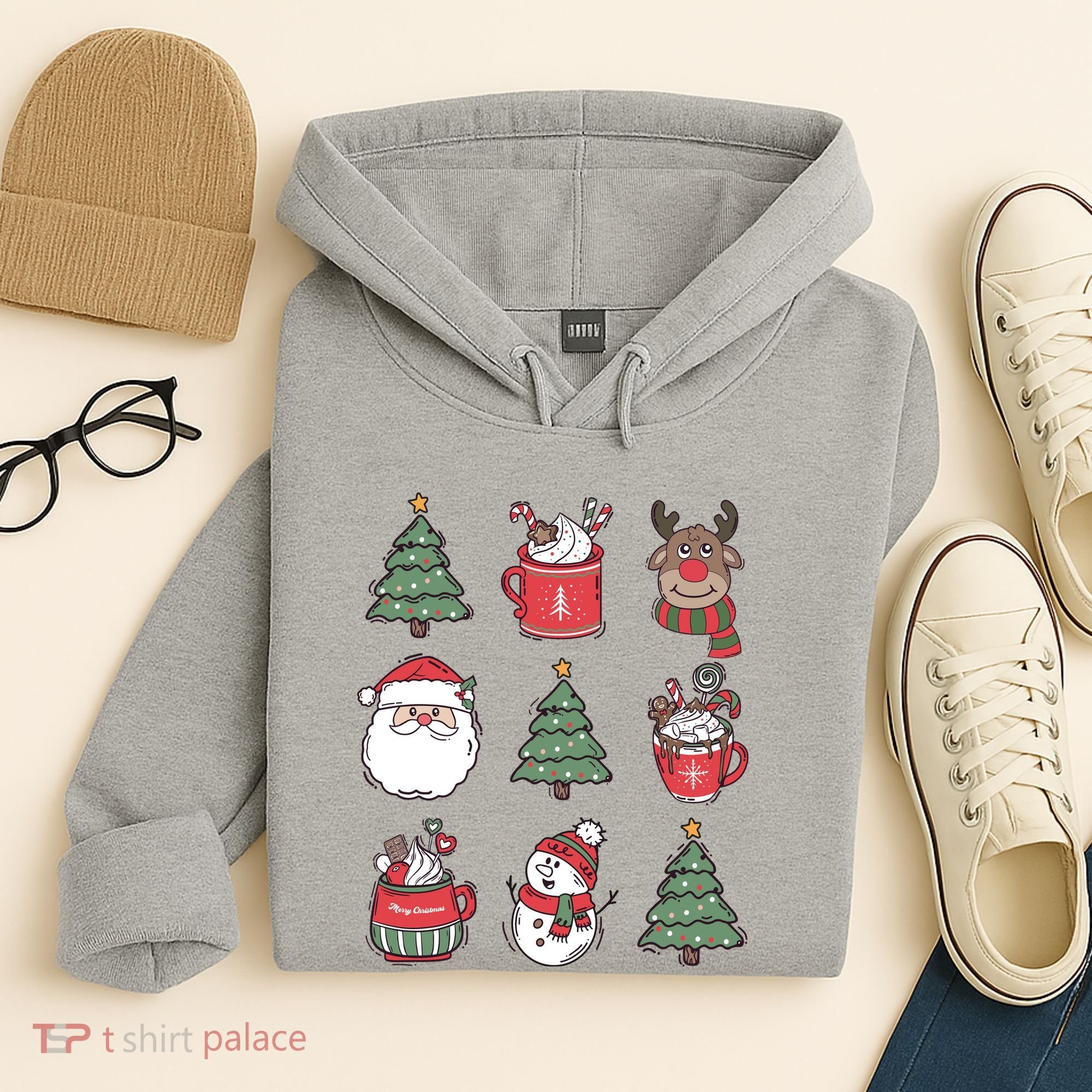 Festive Christmas Holiday Lover Hoodie