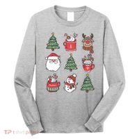 Festive Christmas Holiday Lover Long Sleeve Shirt thumb 0