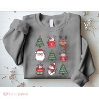 Festive Christmas Holiday Lover Sweatshirt thumb 2
