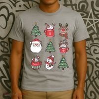 Festive Christmas Holiday Lover T-Shirt thumb 3