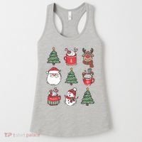 Festive Christmas Holiday Lover Women's Tank Top thumb 0
