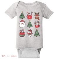 Festive Christmas Holiday Lover Baby Bodysuit thumb 0