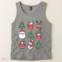 Festive Christmas Holiday Lover Tank Top thumb 2