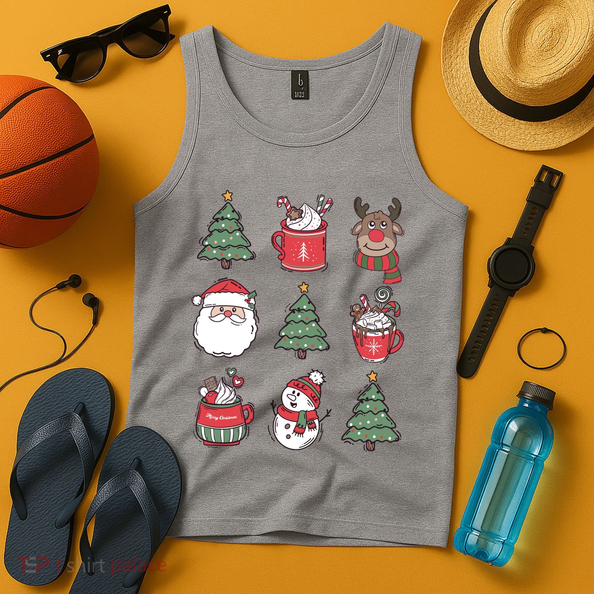 Festive Christmas Holiday Lover Tank Top