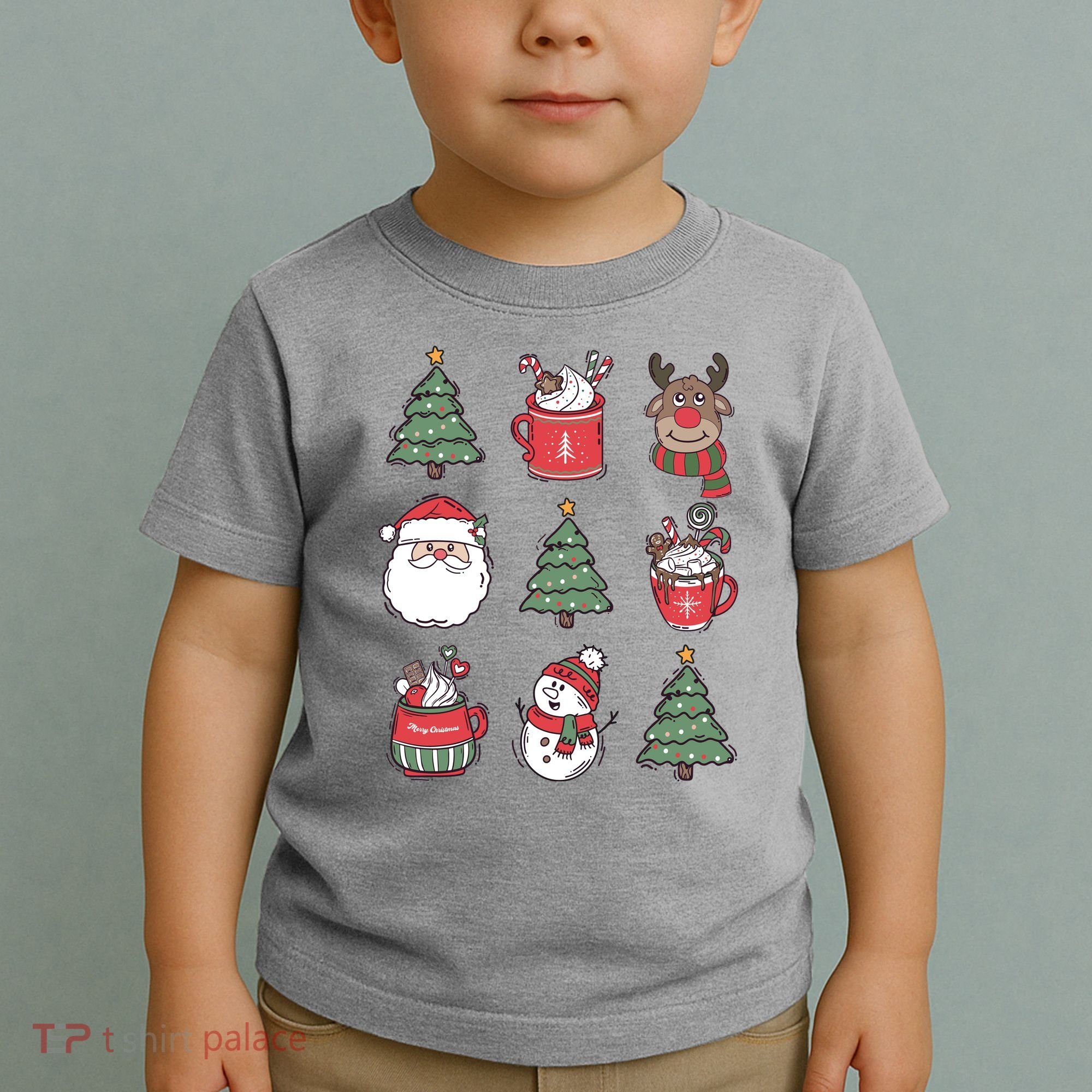Festive Christmas Holiday Lover Toddler T-Shirt