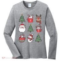 Festive Christmas Holiday Lover Women's Long Sleeve Shirt thumb 0
