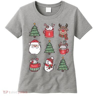 Festive Christmas Holiday Lover Women's T-Shirt