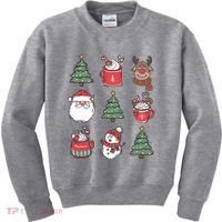 Festive Christmas Holiday Lover Kids Sweatshirt thumb 0