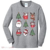 Festive Christmas Holiday Lover Kids Long Sleeve Shirt thumb 0