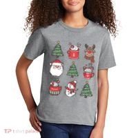 Festive Christmas Holiday Lover Kids T-Shirt thumb 2