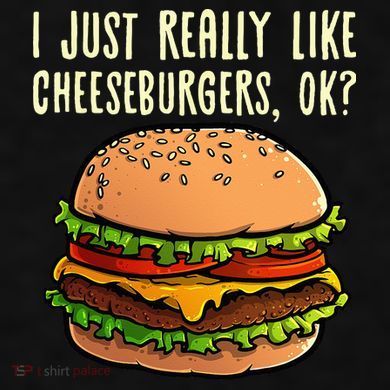 Funny Cheeseburger Hamburger Design Burger Lover Ladies PosiCharge Tri-Blend Wicking Tank