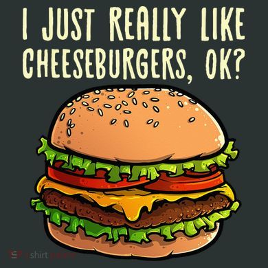 Funny Cheeseburger Hamburger Design Burger Lover Infant Baby Jersey Bodysuit