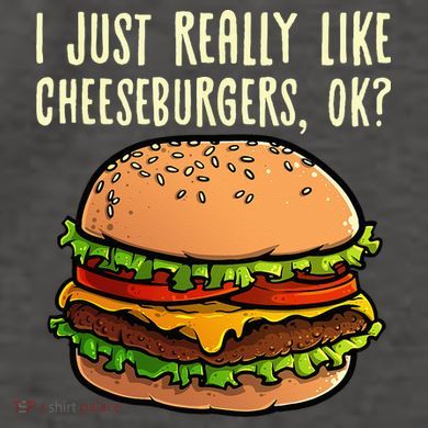 Funny Cheeseburger Hamburger Design Burger Lover Vector Backpack