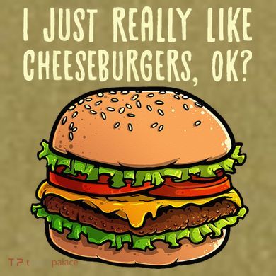 Funny Cheeseburger Hamburger Design Burger Lover Garment-Dyed Women's Muscle Tee