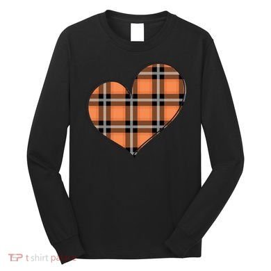 Fall Cute Heart Long Sleeve Shirt