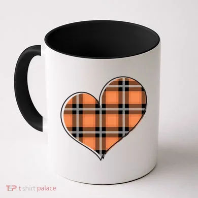 Fall Cute Heart Coffee Mug