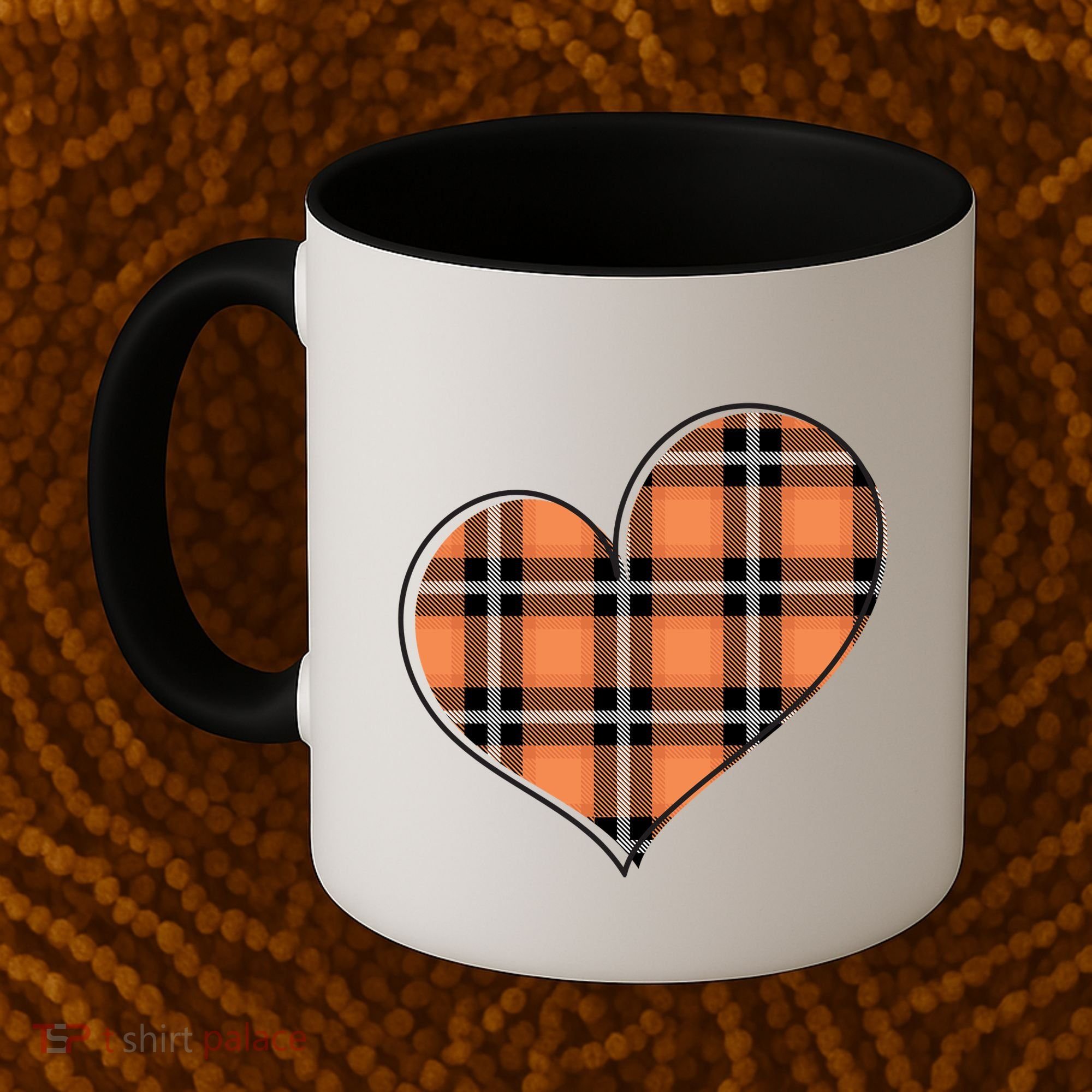 Fall Cute Heart Coffee Mug
