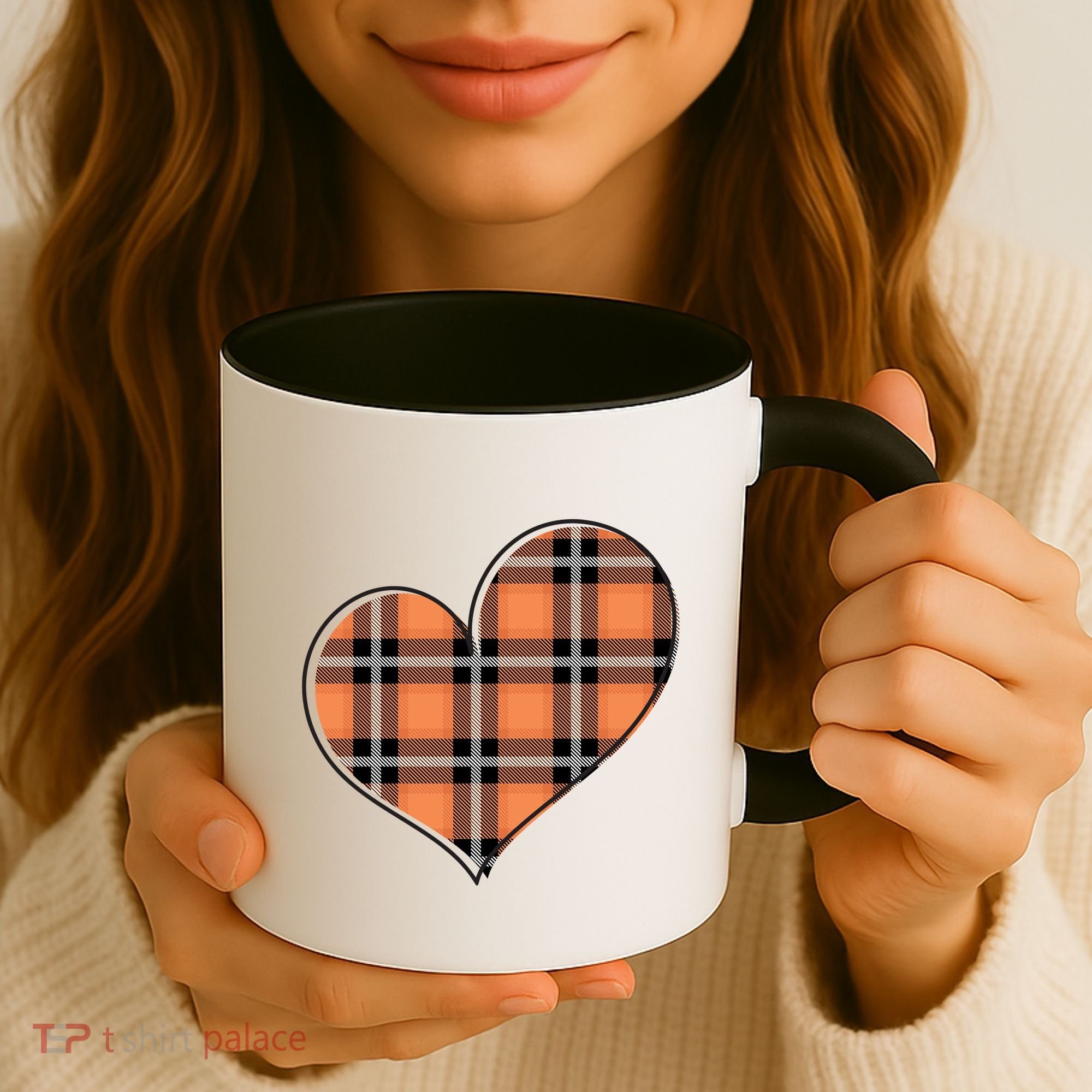 Fall Cute Heart Coffee Mug