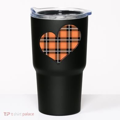 Fall Cute Heart Tumbler