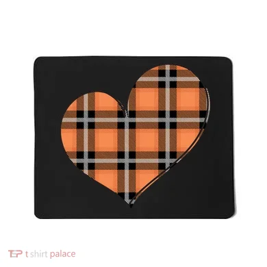 Fall Cute Heart Mousepad