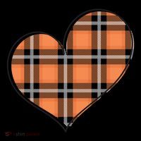 Fall Cute Heart Ornament thumb 1